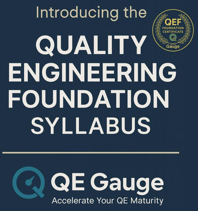 QEF Quality Engineering Foundation Syllabus by QE Gauge